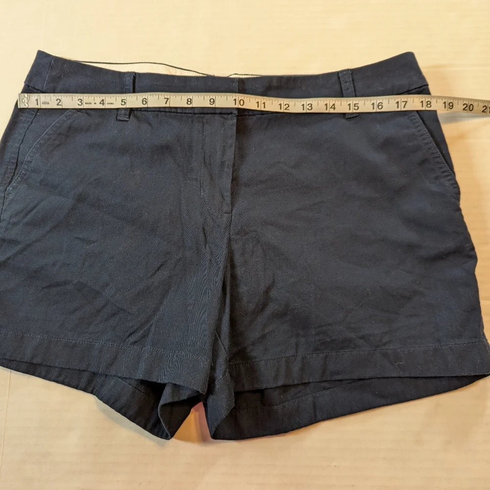 Ladies J Crew Navy Blue Shorts Size 12